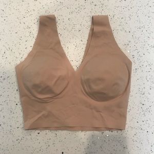 True & Co Women's True Body V Neck Bra Nude XS